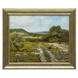 Daniel Maldonado (Texas) Painting, "Hill Country"