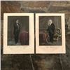 Image 1 : Pair of 19thc Handcolored Engravings, President Buchanan & Secretary of Treasury Howell Cobb