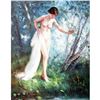 Image 1 : Impressionist Oil Painting, Forest Landscape Nude