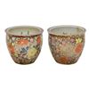 Image 2 : (2) Chinese Famille Rose Parcel Gilt Fish Bowls