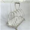 Image 1 : Edwardian Gothic Arch Footed Silver-plate Toast Rack