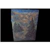 Image 3 : Oil On Board Painting Pine Trees