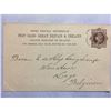 Image 2 : 1890 London Original Postmarked Handwritten Post Card