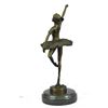 Image 10 : Graceful Prima Ballerina Dancer Bronze Sculpture 13" x 7"