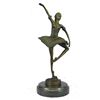 Image 2 : Graceful Prima Ballerina Dancer Bronze Sculpture 13" x 7"