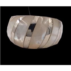 Sterling Silver Inlaid Mother of Pearl Dome Ring Size