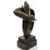 Image 6 : GEOMETRIC ABSTRACTION Bronze Metal Sculpture Statue Abstract Modern Art 29" x 22"