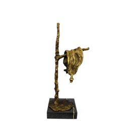 PERSISTENCE OF MEMORY (1931) by Dali Melting Clock Bronze Sculpture 13.5" x 5"