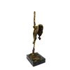 Image 7 : PERSISTENCE OF MEMORY (1931) by Dali Melting Clock Bronze Sculpture 13.5" x 5"