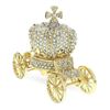 Image 1 : Crystal Coach Crown Russian Trinket Jewelry Box
