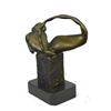 Image 11 : Bronze Sculpture of Mermaid Resting on a Rock 9" x 7"