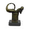 Image 1 : Bronze Sculpture of Mermaid Resting on a Rock 9" x 7"