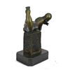 Image 2 : Bronze Sculpture of Mermaid Resting on a Rock 9" x 7"