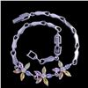 Image 3 : Multi-colored Spring Flower Bracelet