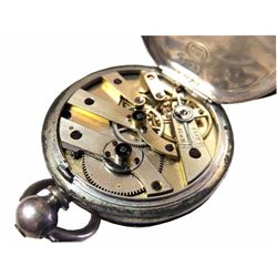 Fine Silver .99 Ladies Pocket Watch