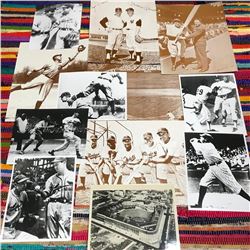 Group of Black & White, Sepia Photo Images, Baseball