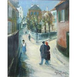 Poul Kastrup RDA (Danish, 1920-1987) Figures on a