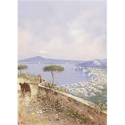 Ettore Gianni (Italian, 19th/20th Century) Vesuvi