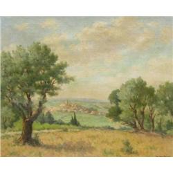 Gaston Prost (French, 1881-1956) Sablet en Proven