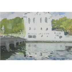 Tom Lovell (American, 1909-1997) Sangatuck river 