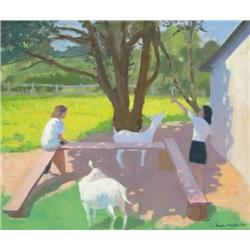 Andrew Macara NEAC RBA (British, 1944-) Goats, Ro