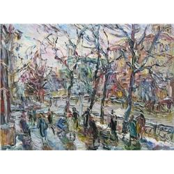 Olga Dushechkina Russian Spring Thaw in the Street