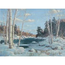   Otto Planding (Canadian, 1887-1964)   Winter st