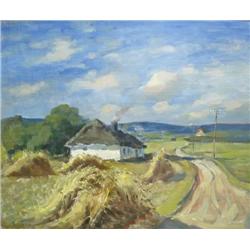   Mogens Vantore (Danish, 1895-1977)   Cottage in