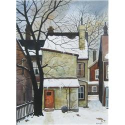 John Kasyn OSA, CSPWC (Canadian, 1926 - )   Behind Robert Street