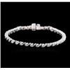 14KT White Gold 2.23 ctw Diamond Tennis Bracelet