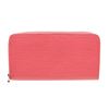 Image 1 : Louis Vuitton Pink Epi Leather Monogram Zippy Wallet