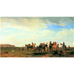 Indians Near Fort Laramie by Albert Bierstadt