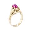 Image 5 : 0.50 ctw Lindy Star Ruby Ring - 10KT Yellow Gold