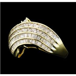 2.14 Diamond Ring - 10KT yellow Gold