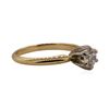 Image 1 : 0.65 ctw Diamond Solitaire Ring - 14KT Yellow Gold