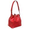 Image 2 : Louis Vuitton Red Epi Leather Noe PM Drawstring Shoulder Bag