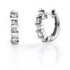 Image 1 : Platinum 0.51CTW Diamond Earrings, (H-I)