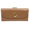 Gucci Brown Leather Vintage Long Wallet