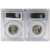 Image 2 : TWO PROOF WASHINGTON QUARTERS: