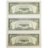 Image 2 : THREE 1981 $5.00 FEDERAL RESERVE NOTES