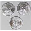 Image 2 : THREE 2019 AMERICAN SILVER EAGLES