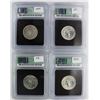 Image 2 : (4) WASHINGTON QUARTERS: ALL ICG