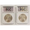 Image 2 : 1886 AND 1896 MORGAN SILVER DOLLARS