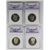 Image 1 : KENNEDY HALF DOLLAR LOT: 4 COINS TOTAL