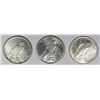Image 2 : THREE PEACE DOLLARS: