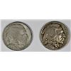 Image 1 : TWO BUFFALO NICKELS: