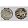 Image 2 : TWO BUFFALO NICKELS: