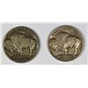 Image 2 : TWO BUFFALO NICKELS: