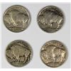 Image 2 : FOUR BUFFALO NICKELS: