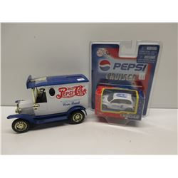 Pepsi Crusier 1/64 Scale & Pepsi Coin Bank Truck